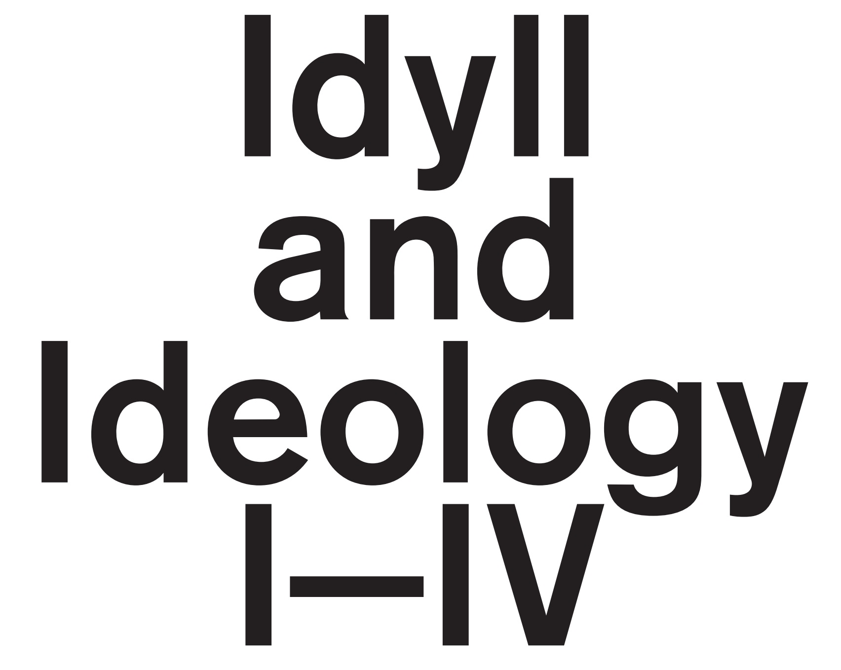 book: Idyll and Ideology